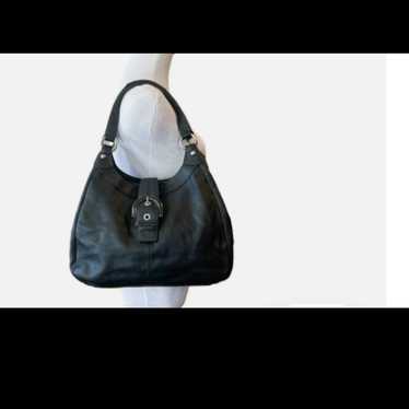 バッグ vintage coach Soho Hobo hand bag leather Vintage Coach Black Leather Soho Hobo Bag - Etsy