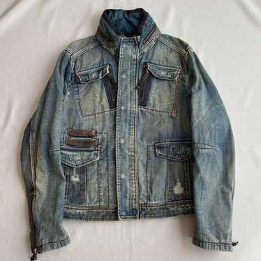 MARITHÉ FRANÇOIS GIRBAUD ブラウンレザージャケット SOLD) 80s MARITHÉ FRANÇOIS GIRBAUD MILLESIMES BROWN MA-1