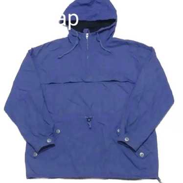 ジャケット・アウター 90s old gap cotton mountain parka VINTAGE Gap Jacket Mens Medium Anorak Pullover Hooded 90s