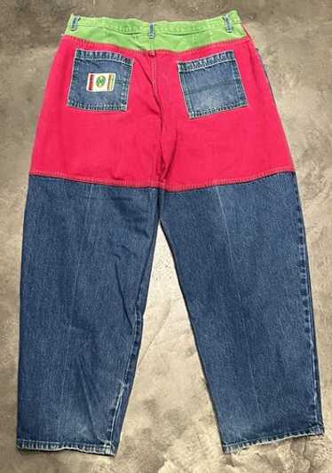 【激レア】CROSS COLOURS PACO JEANS マルチカラー パンツ 激レア】CROSS COLOURS PACO JEANS マルチカラー パンツ 2025年