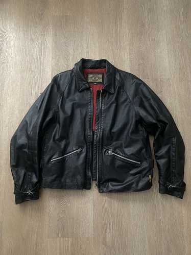 Armani jeans leather jacket - Gem