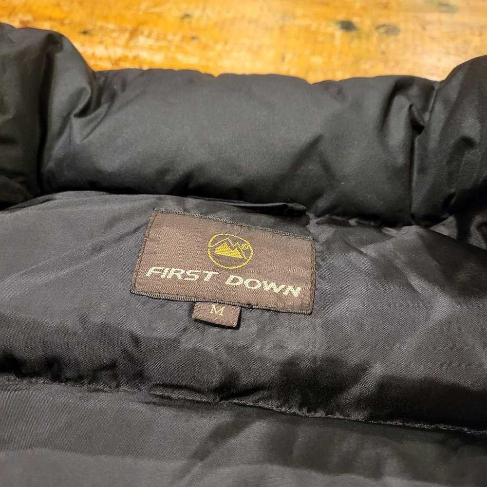 Rare 00's Y2K FIRST DOWN Down Jacket - image 8