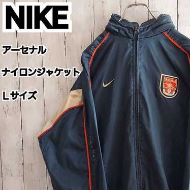 アーセナル　アンセムジャケット ナイロン　00's  arsenal NIKE アーセナル アンセムジャケット ナイロン 00's arsenal NIKE