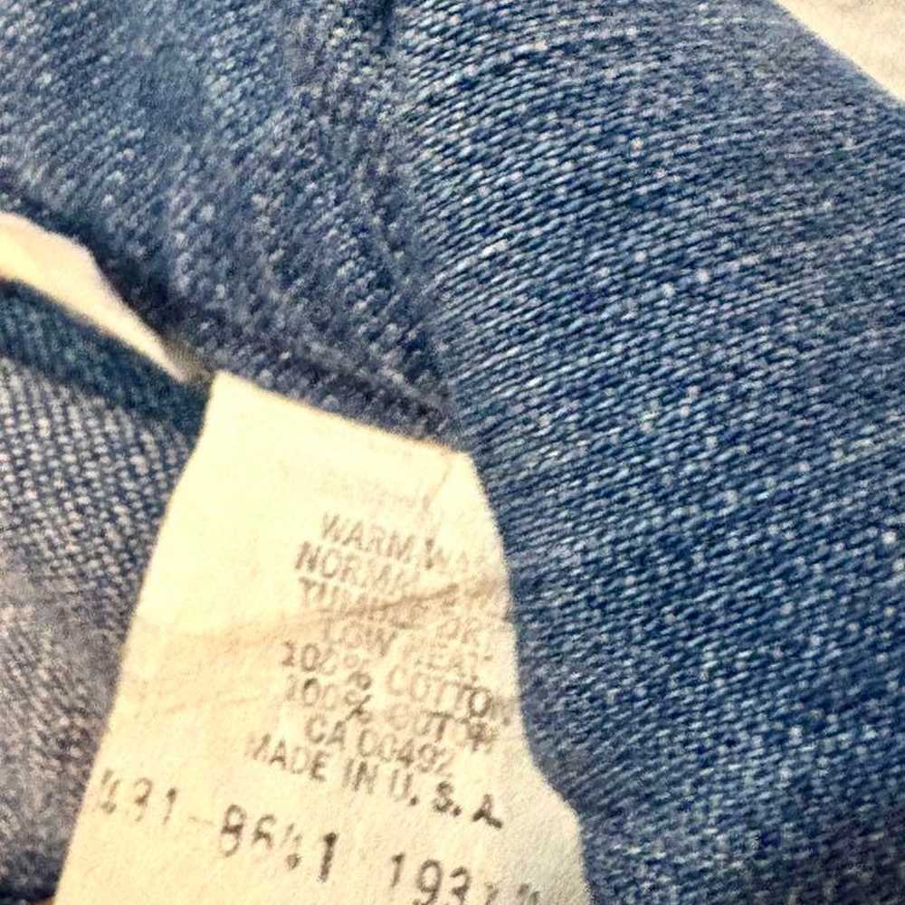⭐️LEE Denim Jacket USA⭐️ 70s & 80s - image 5