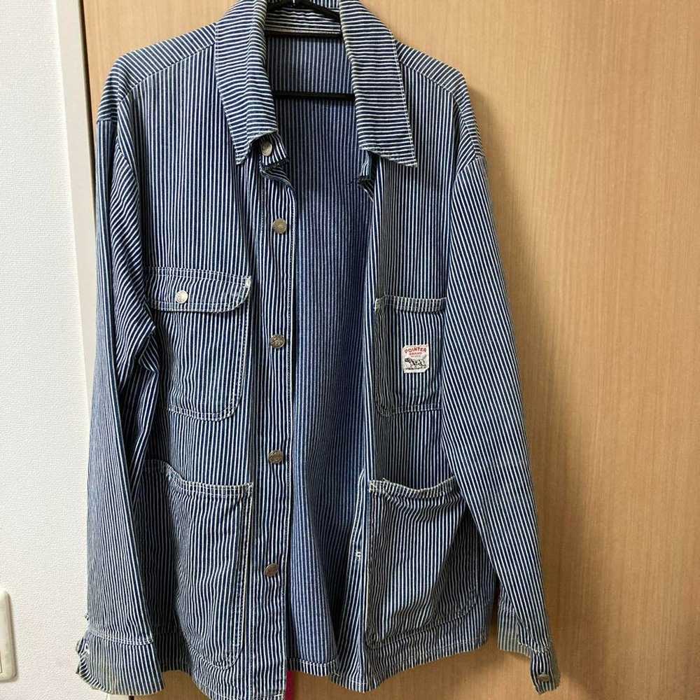 Pointer stripe pattern coveralls, size M - image 1