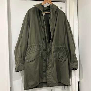 ジャケット・アウター 80s French Army M64 mods coat Vintage French army M64 olive field jacket combat coat