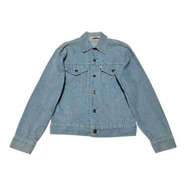 美品 70's LEVI'S 70505 CORDUROY JACKET ブルー Levis 70505 corduroy jacket - Gem