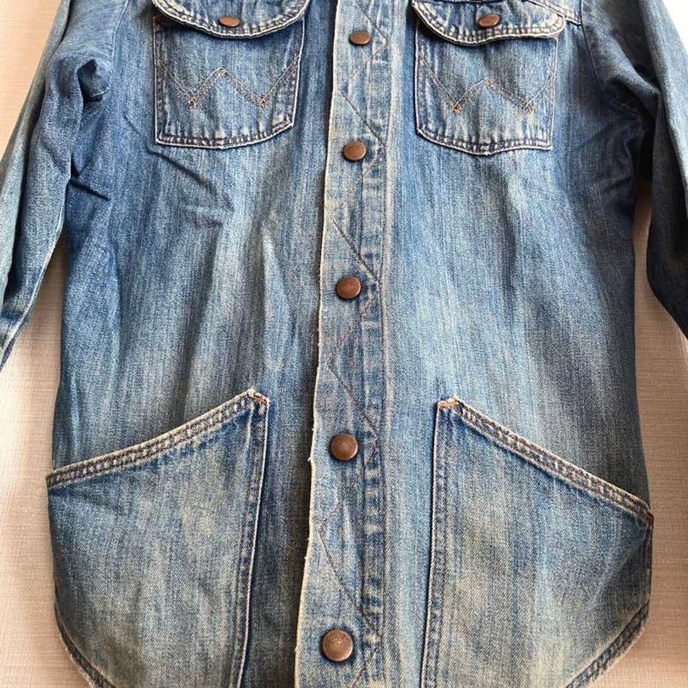 Vintage 1970's Wrangler Denim Shirts - image 4