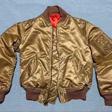 BRANDED GARMENTS MA-1 Flight Jacket 80s 90s Vinta… - image 1