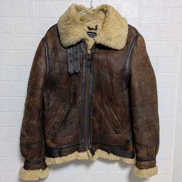 ま*と様 80s schott B-6 real mouton flight j 80s 