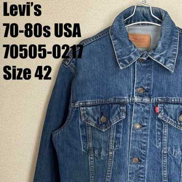 希少80s Vintage Levis 70502 0217 80s VTG/USED Levi's リーバイス 70502-0217 デニムジャケット