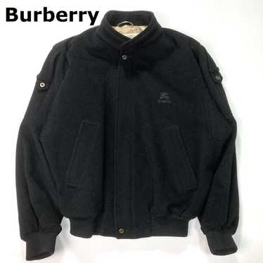 【美品】Burberry bomber jacket ウールジャケット 短丈 Burberry - Wool bomber-style jacket Beige - The Corner