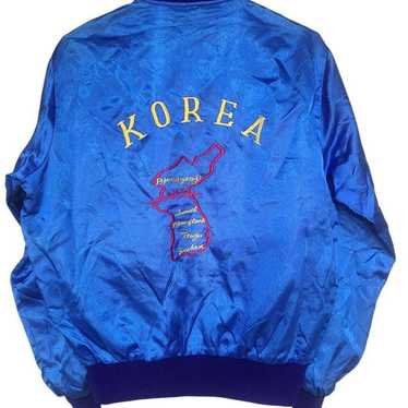80’s Korean Souvenir Jacket vintage 80s Korean War souvenir jacket size medium. | Depop