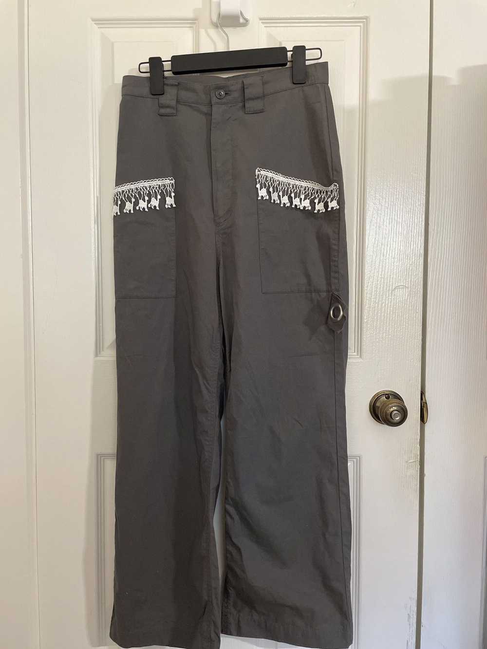 Ne-Net Ne-Net Camel Embellished Pants - image 1