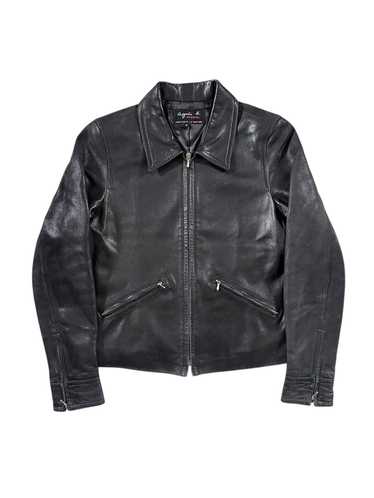 agnès b. HOMME single lether jacket Agnès B. Leather Jacket - Size S