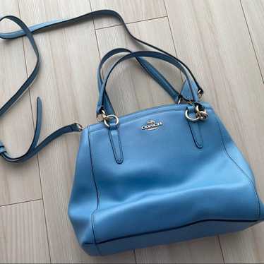 バッグ COACH ShoulderBag Signature light blue coach shoulder small purse color light blue | eBay