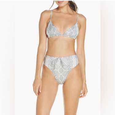 Frankies Bikinis Python Snake Print Bikini Set Si… - image 1