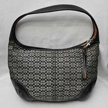 coach y2k shoulder bag ミニシグネチャー ショルダーバッグ COACH Y2K Vintage Signature Jacquard Small Demi Designer