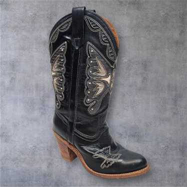 USA★70s【ウエスタンブーツ 】Miss Capezio黒ミスカペジオ USA☆70s【ウエスタンブーツ 】Miss Capezio黒ミスカペジオ 新着