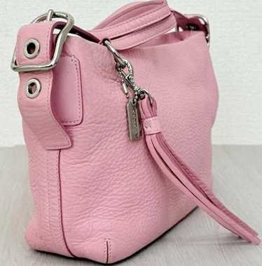 COACH Soho bag y2k pink コーチ ソーホー バッグ 💌SOLD💌 Pink Optic Y2K Coach SoHo Flap 🎀 $245 free