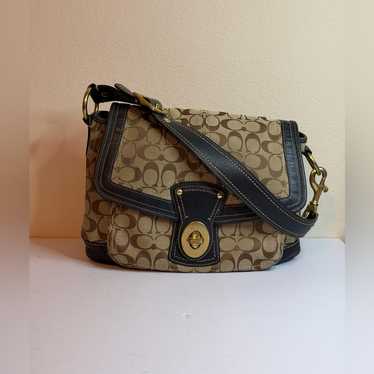 バッグ COACH Legacy Signater Flap Shoulderbag Coach vintage legacy flap-shoulder - Gem