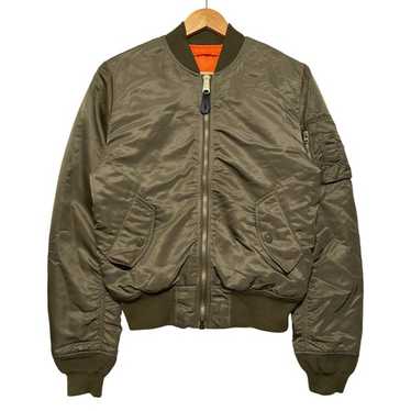 希少70s頃★ USA製 ALPHA MA-1 MEDIUM　D416 Vintage alpha industries ma-1 - Gem
