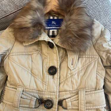 ジャケット・アウター Burberry wool jacket with fur Burberry - Wool and leather bomber jacket
