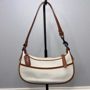 バッグ Coach Baguette Hampton Semi Demi Bag Y2K Coach Y2K Blue Hamptons Demi Baguette Shoulder Bag | eBay