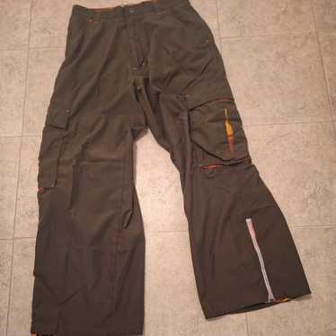 パンツ mac gear tech pants RAVE PANTS Vintage Y2K Macgear Rave Pants Convertible 35x31 Wide Leg