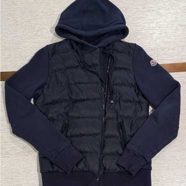 Moncler MAGLIA CARDIGAN ネイビー パーカー 中古・古着通販】MONCLER (モンクレール) MAGLIA CARDIGAN