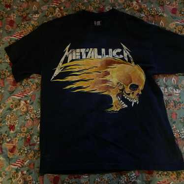 トップス LLICA summer sh*t Tee fade black L Vintage Metallica 