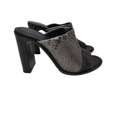 Rag & Bone Tristan Snake Print Python Mule Sandal… - image 1