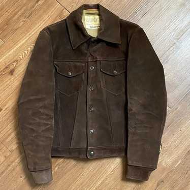Schott trucker leather jacket - Gem