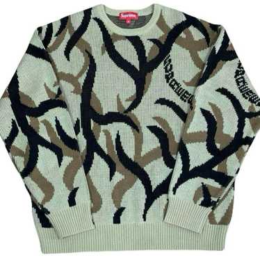 Supreme Tribal Camo Sweater S限界値　格安　時間限定 Supreme Tribal Camo Sweater (FW19) - $148