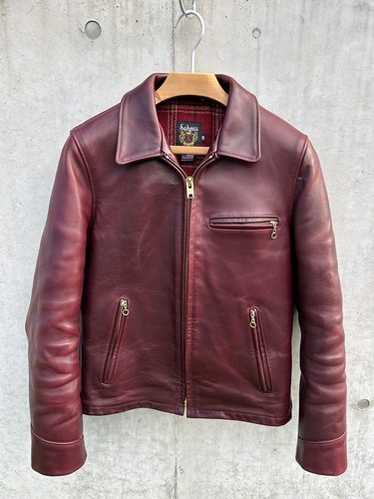 schott 6103US Horween Leather JACKET【36】 Schott trucker jacket horween - Gem