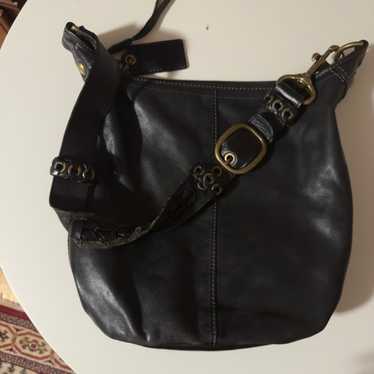 バッグ COACH Bleeker Legacy Soho Hand Bag Rare Coach bleecker legacy soho - Gem