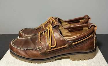 靴 90's POLO SPORT \"LEATHER MOCCASIN SHOES\" Vintage 1990s Polo Sport Ralph Lauren Leather Tassel Loafers