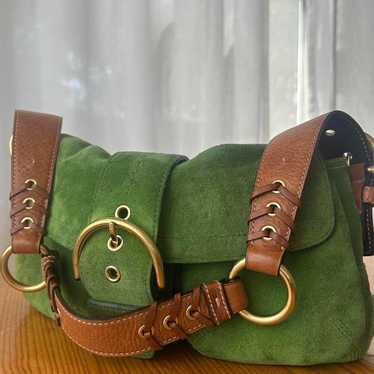 バッグ Coach Soho hand bag suede Signature Coach soho suede hobo - Gem