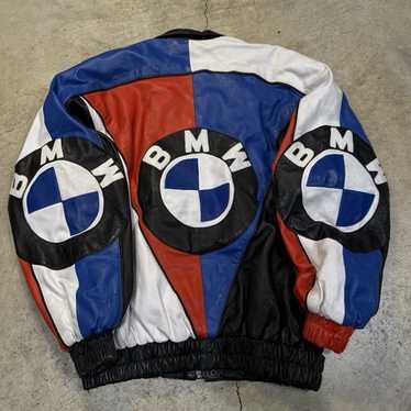 【80s vintage】レア　BMW レザージャケット　本革　西ドイツ製　短丈 80s vintage】レア BMW レザージャケット 本革 西ドイツ製 短丈