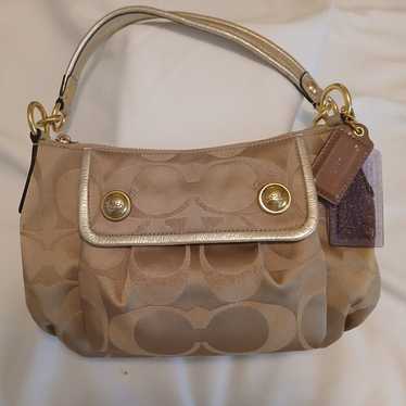 良品 539 Coach Poppy Shoulder Bag 2way Coach | Signature Poppy 2Way Shoulder Bag | Preloved