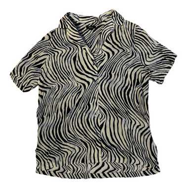 Rails Zebra Button Up Top Size Small - image 1