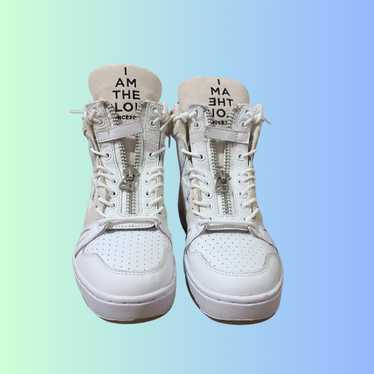 サイズ10 TAKAHIROMIYASHITA The soloistスニーカー Leather high trainers Takahiromiyashita The Soloist Black