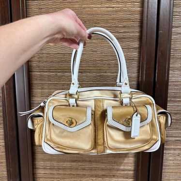 バッグ Vintage Coach Gallery Pocket Satchel Bag Coach gallery pocket satchel - Gem