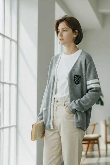 semanticdesign Semanticdesign Shiny Blouse Classi… - image 1