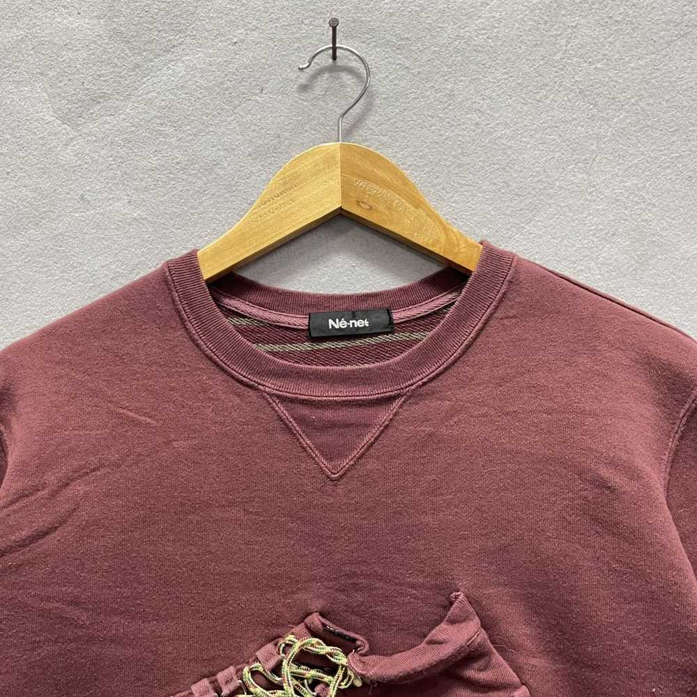 Ne-Net Ne-net Graphic Sneaker Patch Sweatshirt – … - image 2