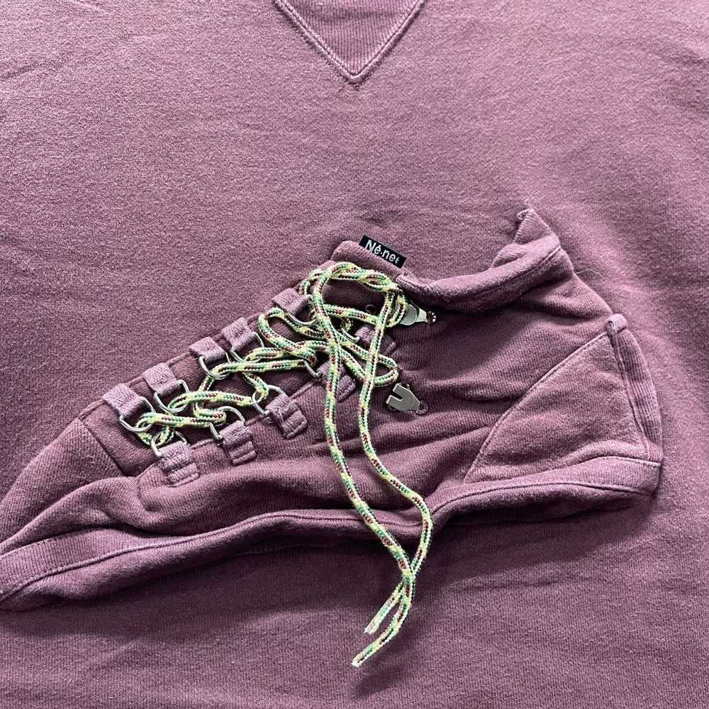 Ne-Net Ne-net Graphic Sneaker Patch Sweatshirt – … - image 3