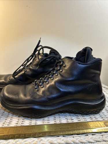 【美品】PRADA 本革 Vibram コンバットブーツ BLACK 361/2 楽天市場】【ポイント10倍！】PRADA プラダ ブーツ シューズ
