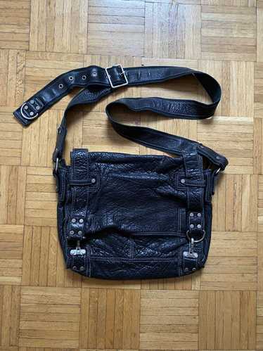 バッグ OLD DIESEL leather messenger bag black 25745211_57143625_1000.jpg