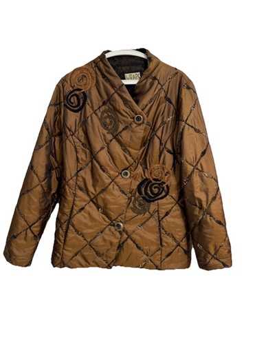 Wraps By Canvasbacks Size Medium Button Quilted W… - image 1