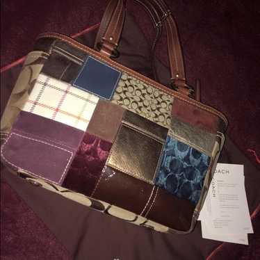 Coach patchwork tote! - Gem